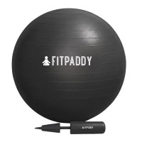 М'яч для фітнесу Fitpaddy 65 см чорний (GBALL65)