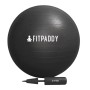 М'яч для фітнесу Fitpaddy 65 см чорний (GBALL65)