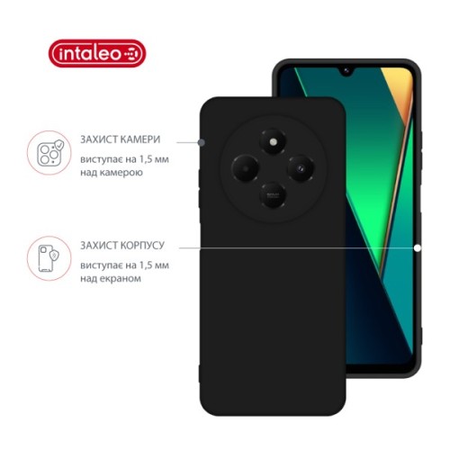 Чохол до мобільного телефона Intaleo SoftShell Poco C75 Black (1283126619205)