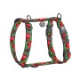 Шлея для собак WAUDOG H-подібна анатомічна Nylon з QR адресником "Гранати" пластиковий фастекс S (343-4052)