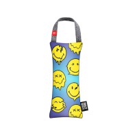 Іграшка для собак WAUDOG Fun з пищалкою "Смайли на блакитному" S (629-0182)