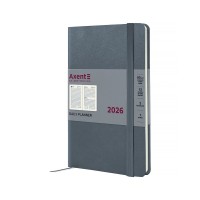 Тижневик Axent датований 2026 Partner Strong, 145х210, сірий (8819-26-62-A)