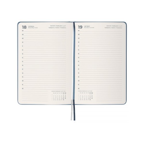 Тижневик Axent датований 2026 Partner Strong, 145х210, сірий (8819-26-62-A)