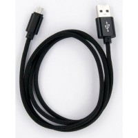 Дата кабель USB 2.0 AM to Micro 5P 1.0m black Dengos (NTK-M-MT-BLACK)
