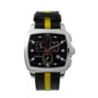 Наручний годинник Seculus 4480.1.816 black, ss, black yellow leather