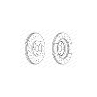 Гальмівний диск FERODO DDF1582C-1