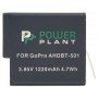 Акумулятор до фото/відео PowerPlant GoPro AHDBT-501 1220mAh (CB970124)