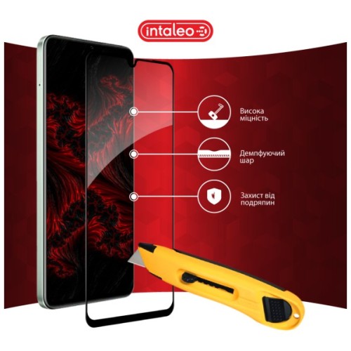 Скло захисне Intaleo Full Glue Realme C63 Black (1283126594977)