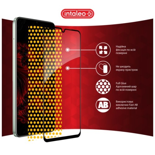 Скло захисне Intaleo Full Glue Realme C63 Black (1283126594977)