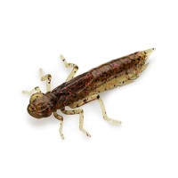 Силікон рибальський FishUP Dragonfly 1.2" 045 - Green Pumpkin/Red&Black (10шт/уп) (1864.04.83)