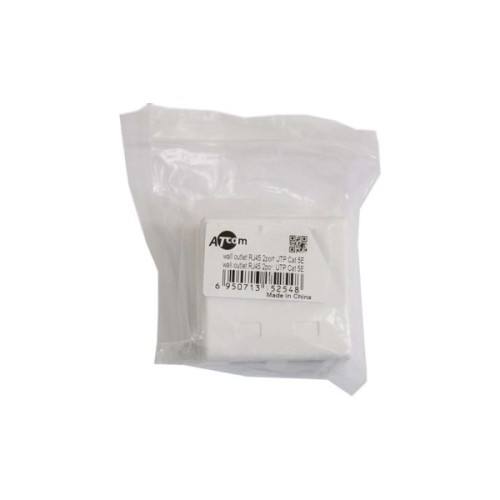 Комп'ютерна розетка Atcom RJ45 x2 UTP cat.6 (60252)