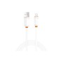 Дата кабель USB 2.0 AM to Lightning 1.0m 3A white XO (NB302-AI.white)