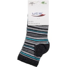 Шкарпетки дитячі UCS Socks у смужку (M0C0101-1223-7-darkgray)