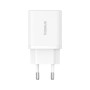 Зарядний пристрій Baseus 1xUSB-C PD30W + 1xUSB QC3.0 white (P10111404213-00)