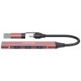 Концентратор Canyon hub DS-02 4in1 USB-A/C Pink (CNS-TDS02P)