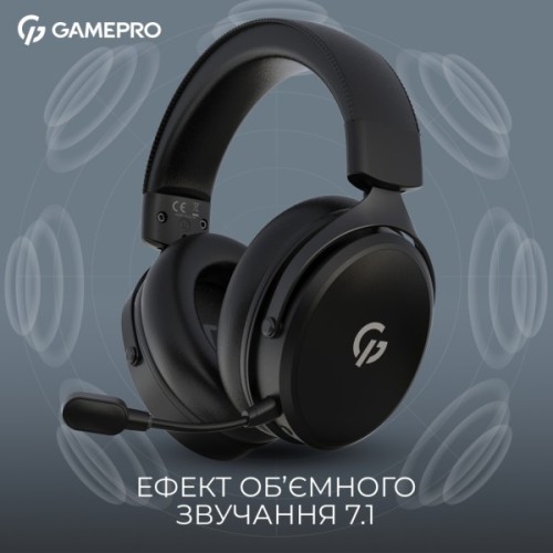 Навушники GamePro Asgard Skadi Wireless Black (HSW191B)