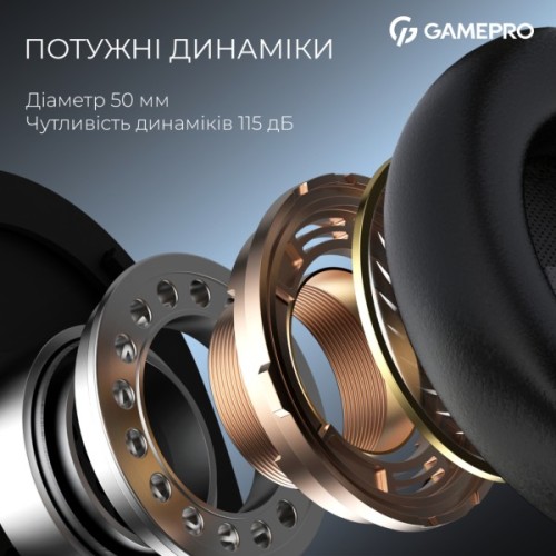 Навушники GamePro Asgard Skadi Wireless Black (HSW191B)