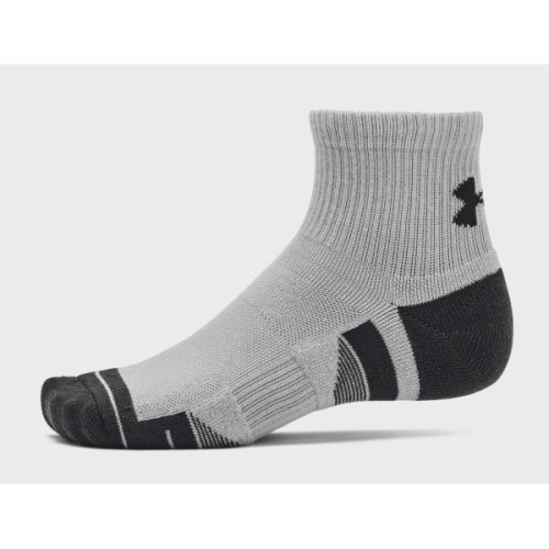 Шкарпетки Under Armour 1379510-011 Performance Tech 3 пари Qtr сірий LG (196884003012)