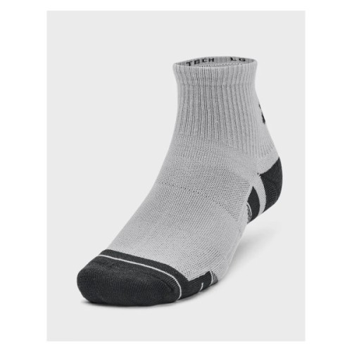 Шкарпетки Under Armour 1379510-011 Performance Tech 3 пари Qtr сірий LG (196884003012)