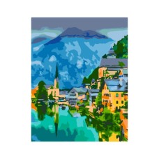 Картина по номерам Rosa Start Чарівний Бад Гойзерн. Австрія 35 х 45 см (4823098518594)