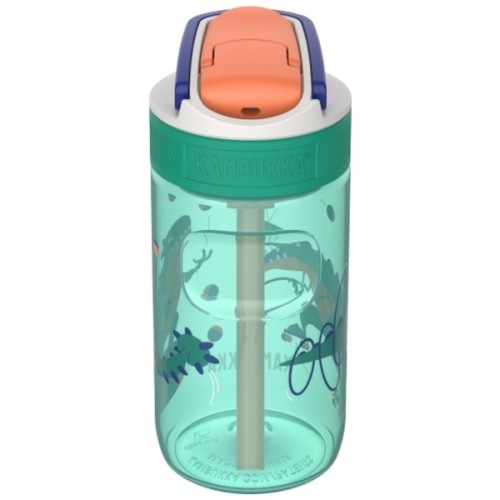Пляшка для води Kambukka Lagoon 400 мл Juggling Dino світло-зелений (11-04047)