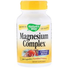 Мінерали Nature's Way Магній Цитрат, Magnesium Complex, 100 капсул (NWY-41051)