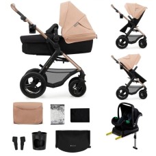 Коляска Kinderkraft 3 в 1 Moov 2 Air Sand Beige (KSMOOV02BEG0000) (5902533925773)