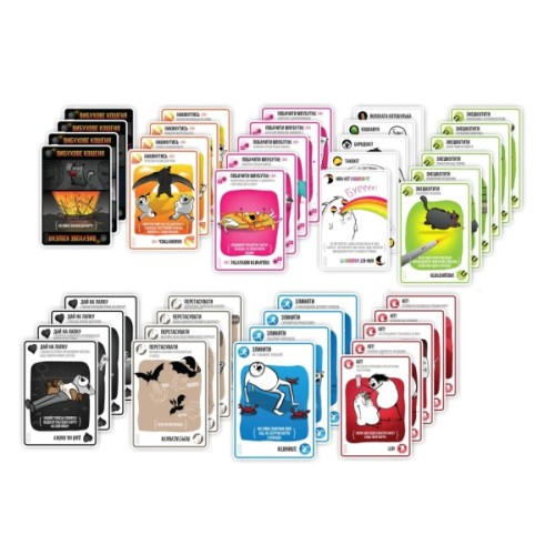 Настільна гра Rozum Вибухові кошенята: Оригінальне видання (Exploding Kittens: Original) (укр.) (EKIEK01UA)