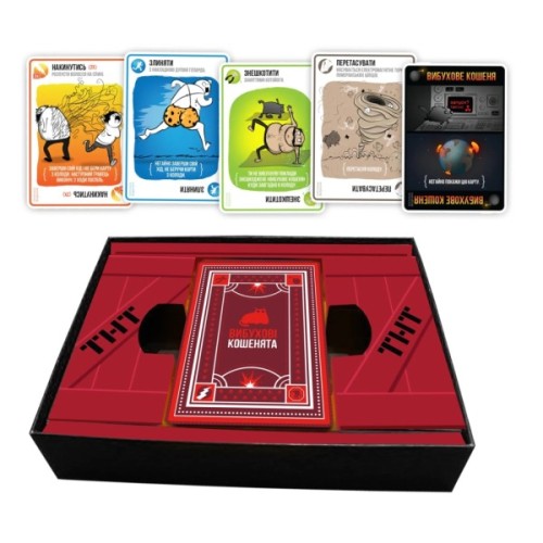 Настільна гра Rozum Вибухові кошенята: Оригінальне видання (Exploding Kittens: Original) (укр.) (EKIEK01UA)