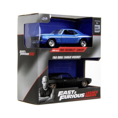 Машина Jada набiр автомоделей Fast and Furious Dodge Charger та Chevrolet Camaro (253202013)