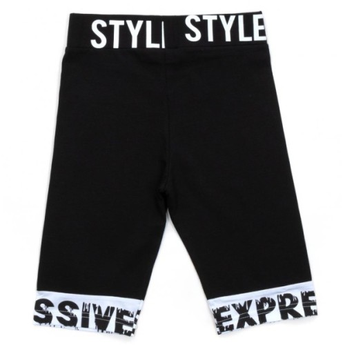 Футболка дитяча A-Yugi з капрі (7015-146G-black)