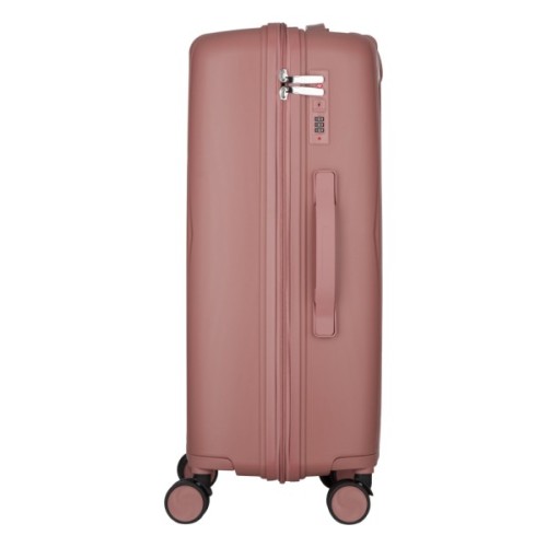 Набір валіз 2E M7979 (L+M+S) рожево-золотий (2E-PP-M7979-SET3-RG)