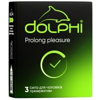 Презервативи Dolphi Prolong Pleasure 3 шт. (4820144773037)