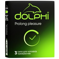 Презервативи Dolphi Prolong Pleasure 3 шт. (4820144773037)