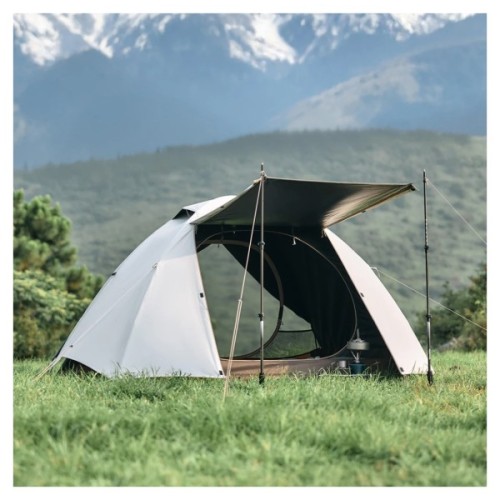 Намет Naturehike Greek Style CNK2300ZP024 світло-кавовий (6977465866370)