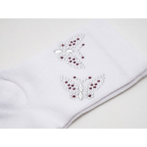 Шкарпетки дитячі UCS Socks з метеликами (M0C0102-0908-3-white)