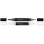 Набір маркерів Faber-Castell акриловий двобічний Black Edition Shake & Paint Acrylic Marker, 2 кольори чорний+білий (33104)