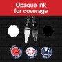 Набір маркерів Faber-Castell акриловий двобічний Black Edition Shake & Paint Acrylic Marker, 2 кольори чорний+білий (33104)
