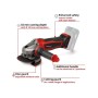 Шліфувальна машина Einhell TE-AG 18/125-2 Li-Solo, 18V, 125мм, 8500об/хв, 1.69кг (без АКБ та ЗП) (4431168)