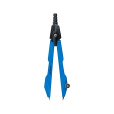 Циркуль Kite металевий+грифель у футлярі, Techno, синій, 120 мм (K24-414-02)