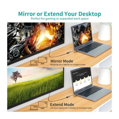 Перехідник USB-C M to DisplayPort F 0.2m 4K60Hz gray Choetech (HUB-H11-GY-V2)