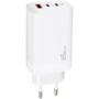 Зарядний пристрій XoKo 2xUSB-C PD65W + 1xUSB QC3.0 GaN white (XK-QC-630)