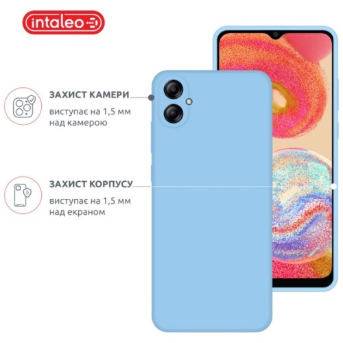 Чохол до мобільного телефона Intaleo SoftShell Samsung Galaxy A04e Light Blue (1283126585456)