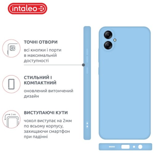Чохол до мобільного телефона Intaleo SoftShell Samsung Galaxy A04e Light Blue (1283126585456)