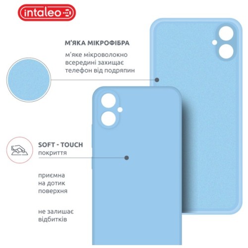 Чохол до мобільного телефона Intaleo SoftShell Samsung Galaxy A04e Light Blue (1283126585456)