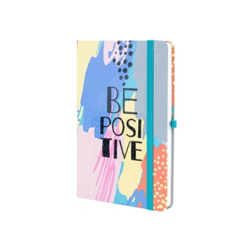 Книга записна Optima Be Positive А5 128 аркушів лінія (O20812-37)