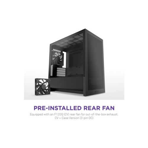 Корпус для ПК NZXT H3 Flow All Black (CC-H31FB-01)