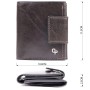 Гаманець Grande Pelle З натуральної шкіри Коричневий (22574)