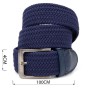 Ремінь Vintage Текстильний Синій (20520)