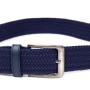 Ремінь Vintage Текстильний Синій (20520)